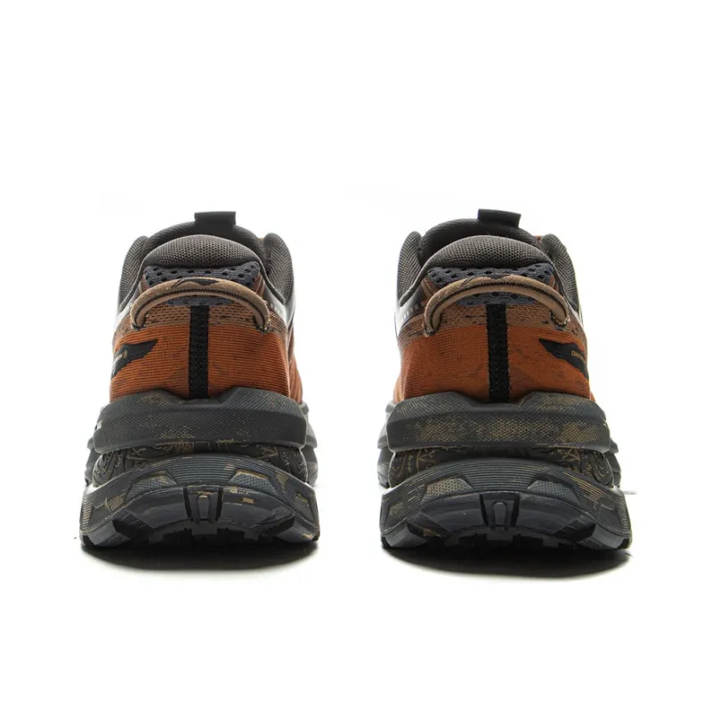 LiNing CF Su Xingchuan Anti-Slip And Wear-Resistant Support Grip Low-Top Trekking Shoes Unisex Brown Orange-3