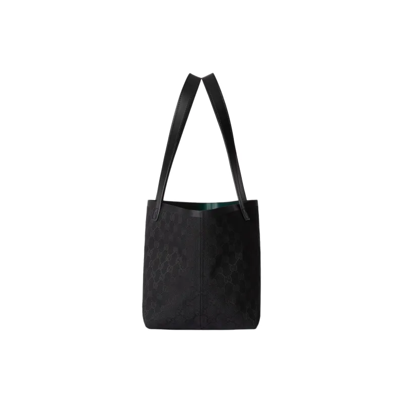GUCCI Canvas Bag, Tote Bag, Shopping Bag, Shoulder Bag, Handbag Small Size Women's Black-2