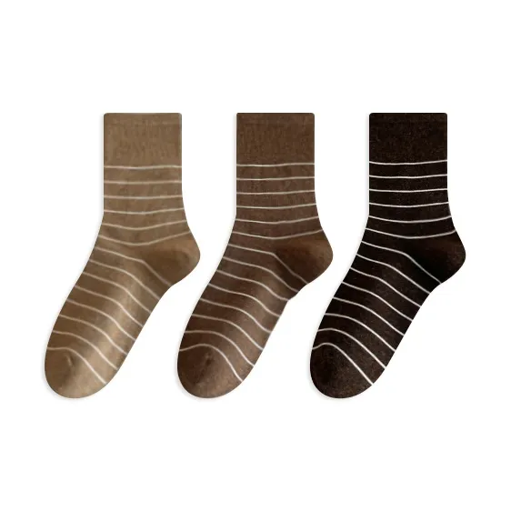Caramella Mid Calf Socks Women's Combo Set-3
