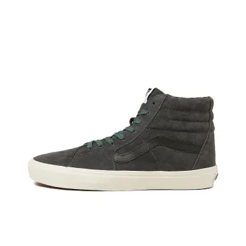 Vans SK8 HI Anti Slip Wear Resistant High Top Skateboard Shoes Women's Gray