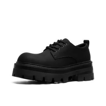 V ZERO FIVE Oversized Derby Shoes Casual Shoes Unisex Black European And American Fashion Minimalist Style
