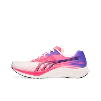 DO WIN Wear Resistant Coverage Support Low Top Marathon Running Shoes Unisex Pink Purple