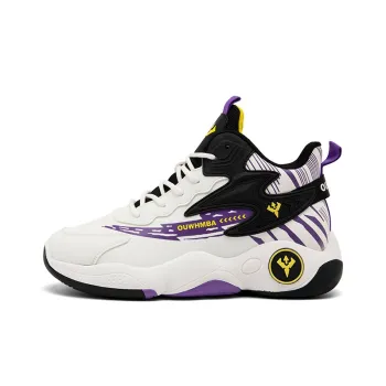 OUWENHEIMANBA Basketball Shoes Men High Top White/Black/Purple/Yellow/Blue