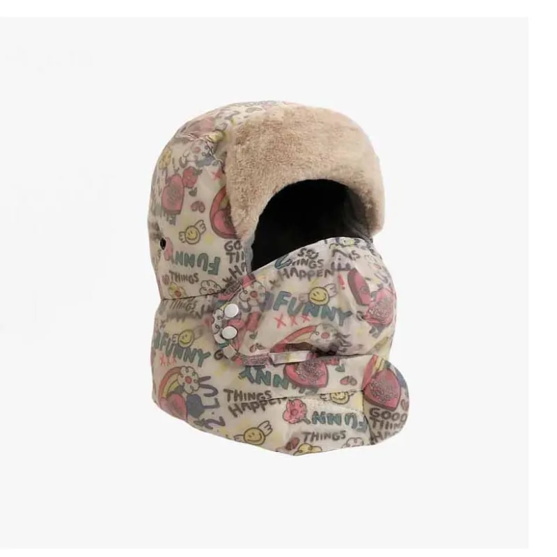 FREE RABBITⅡ Warm Anti Freeze Ear Protection Cap Unisex-6