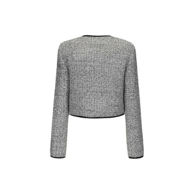 GIMING Jackets & Coats Women's Silver+Black-1
