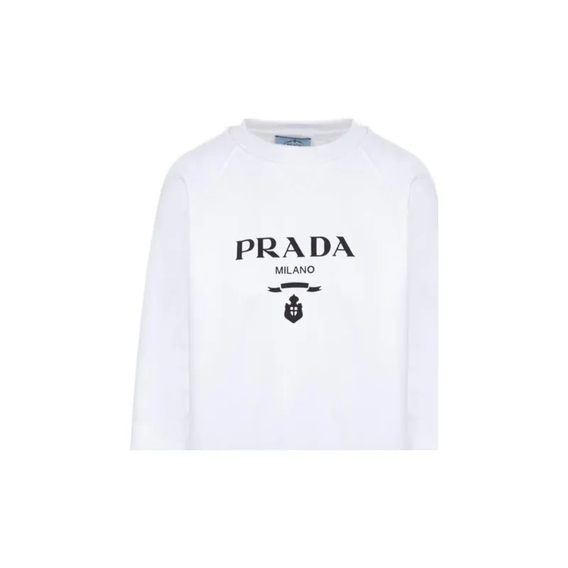 PRADA SS22 Sweatshirt Women's White-4