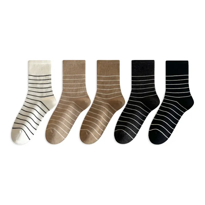 Caramella Mid Calf Socks Women's Combo Set-15