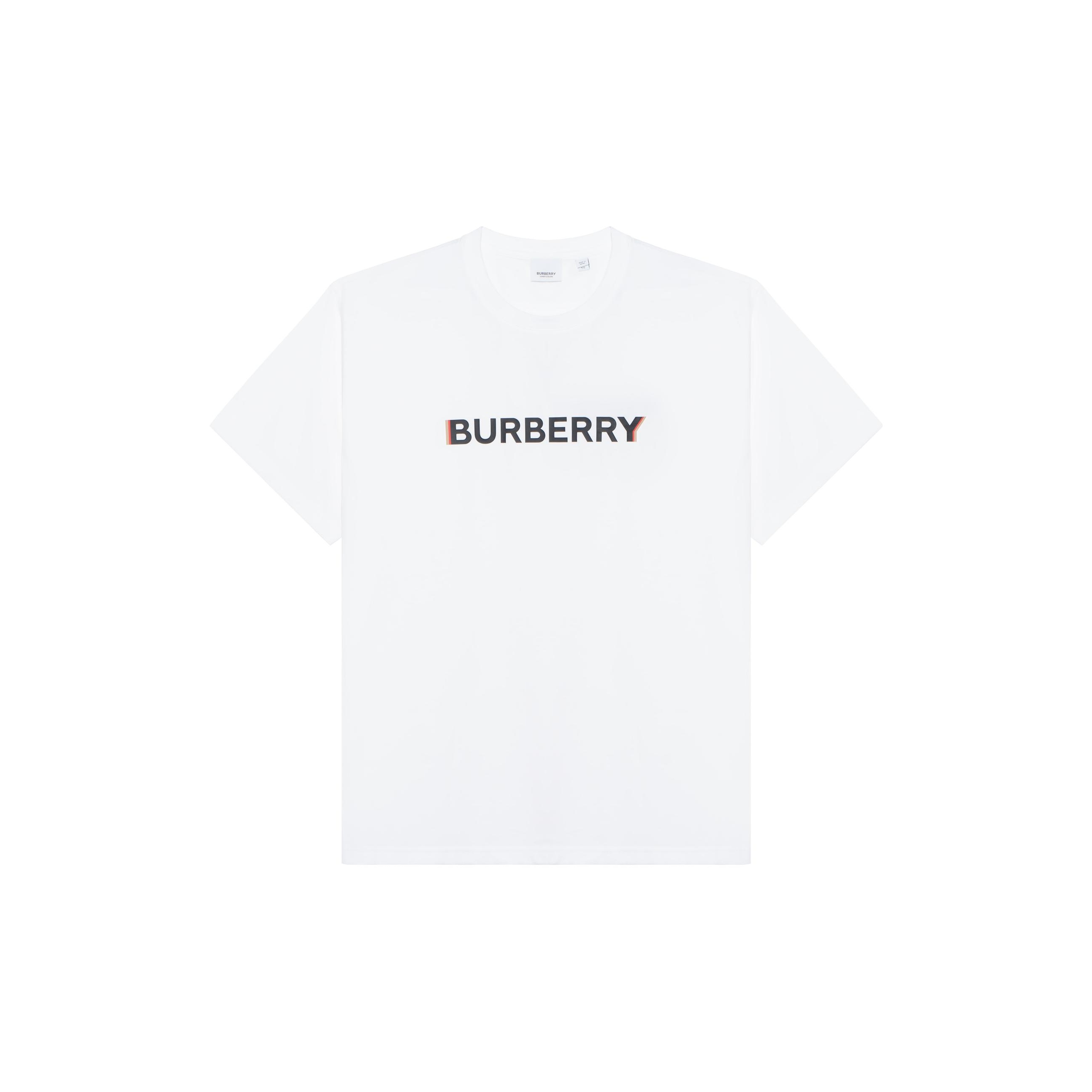 Burberry logo print t shirt online