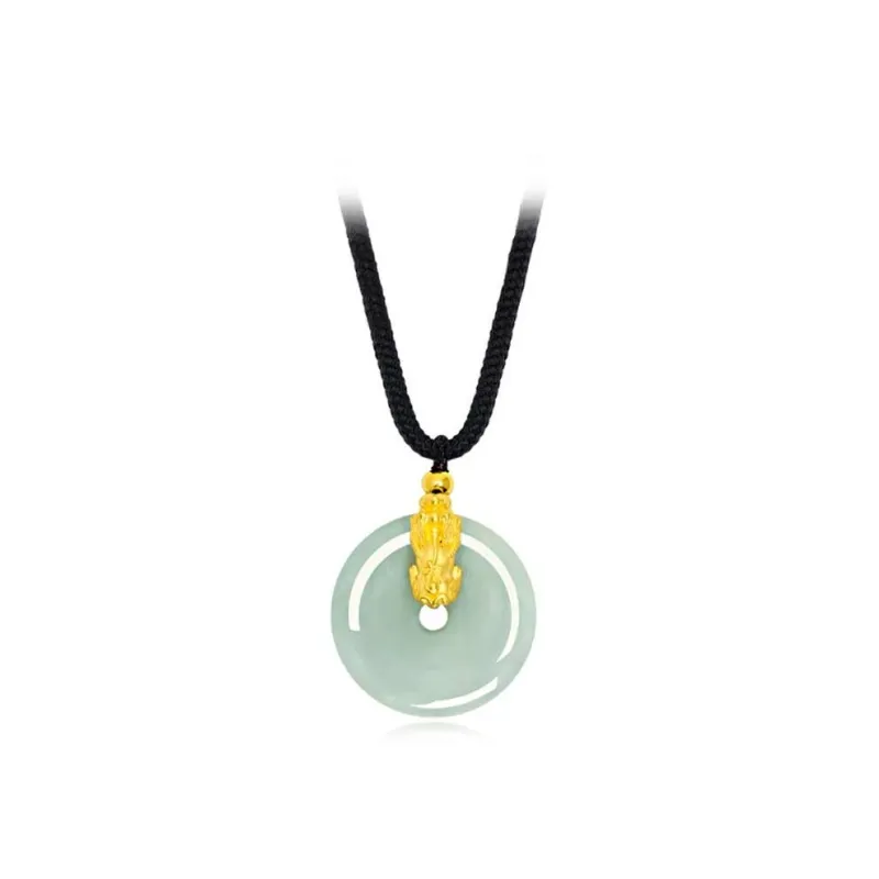 Bailijin Bean Type Jadeite Necklaces Unisex-5