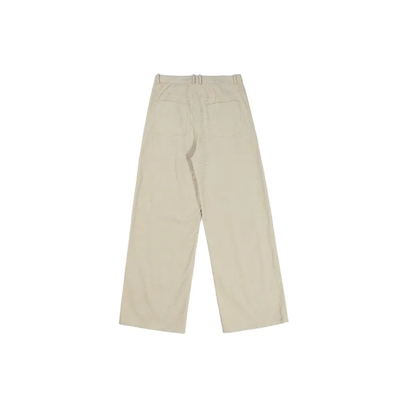 COUNTRY MOMENT Casual Pants Unisex Light Khaki-1