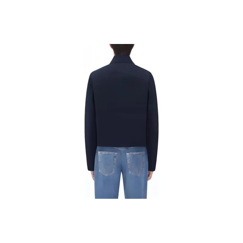 Bottega Veneta FW23 Jackets Coats Men's Marine Blue-1