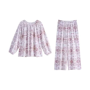 XUANZHITING Pajama Set Women's Purple