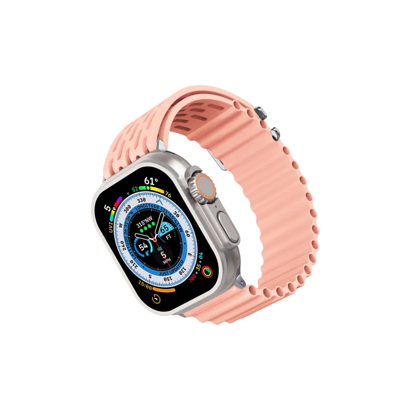 NCFCK Apple Compatibility Watch Band High Strength Silicone Material-52