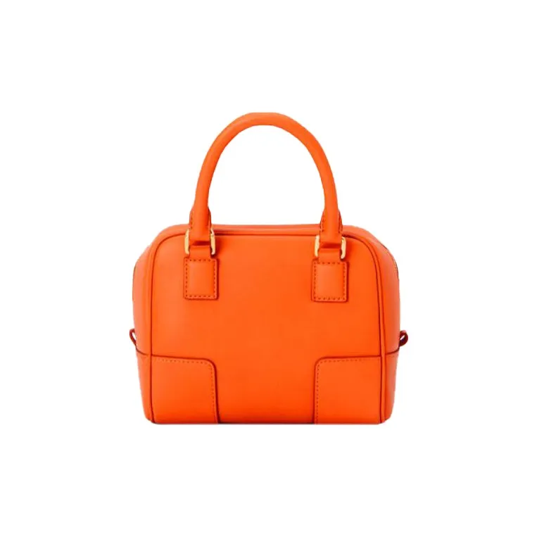 LOEWE Amazona Nappa Calfskin Handbag, Shoulder Bag, Crossbody Bag Women's Orange-3