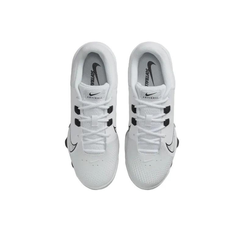 Nike Hyperdiamond 4 Pro Mcs White Pure Platinum Black Women's-3
