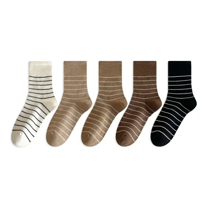 Caramella Mid Calf Socks Women's Combo Set-13
