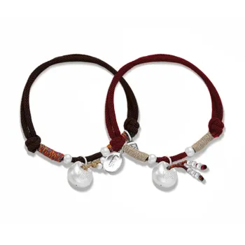 Muyan S999 Fine Silver Little Chubby Luck Bracelet Unisex
