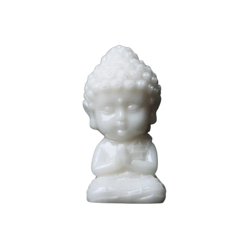 NIANSI Hetian Jade Ornament White Jade Unisex-0