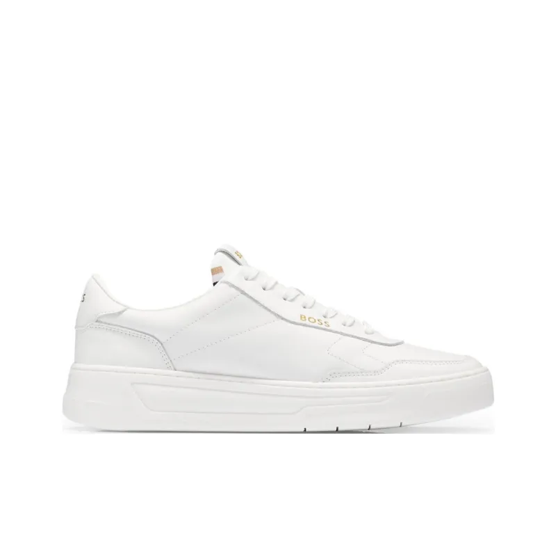 BOSS Logo-print Leather Sneakers-1