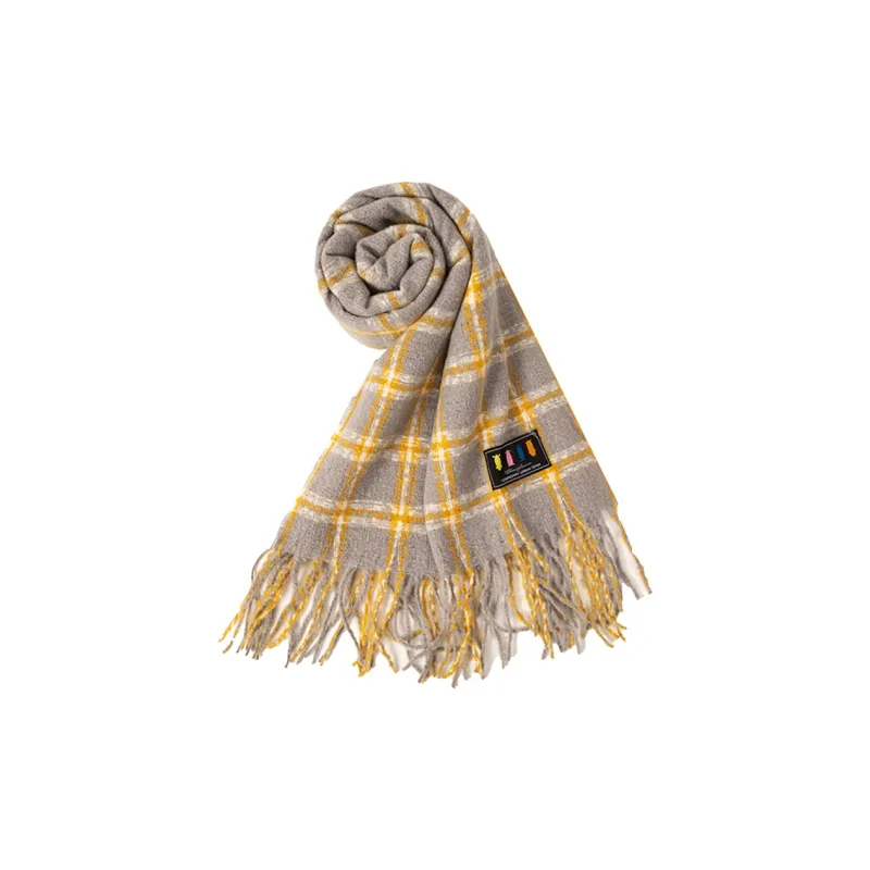 BAIJUAN Knit Scarves Unisex-2