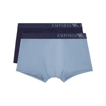 EMPORIO ARMANI Two pack Of Asv Soft touch Eco Viscose Boxer Briefs