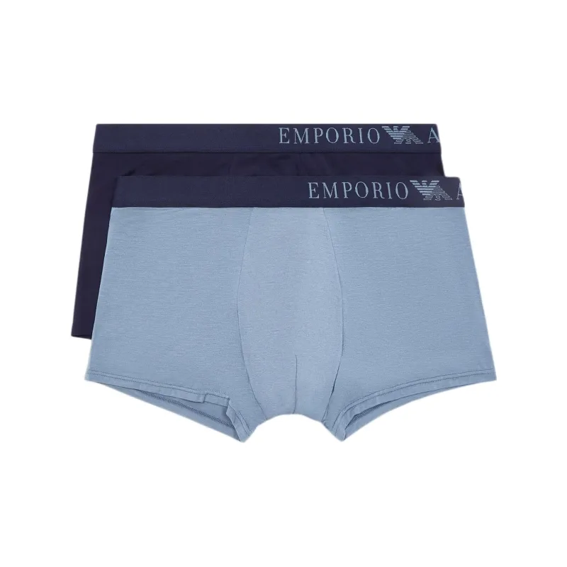 EMPORIO ARMANI Two pack Of Asv Soft touch Eco Viscose Boxer Briefs-0