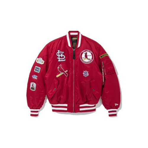 New Era Jackets Unisex Red