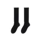 [2 Pack/Lace Trims Calf Layered]2 Pack Black