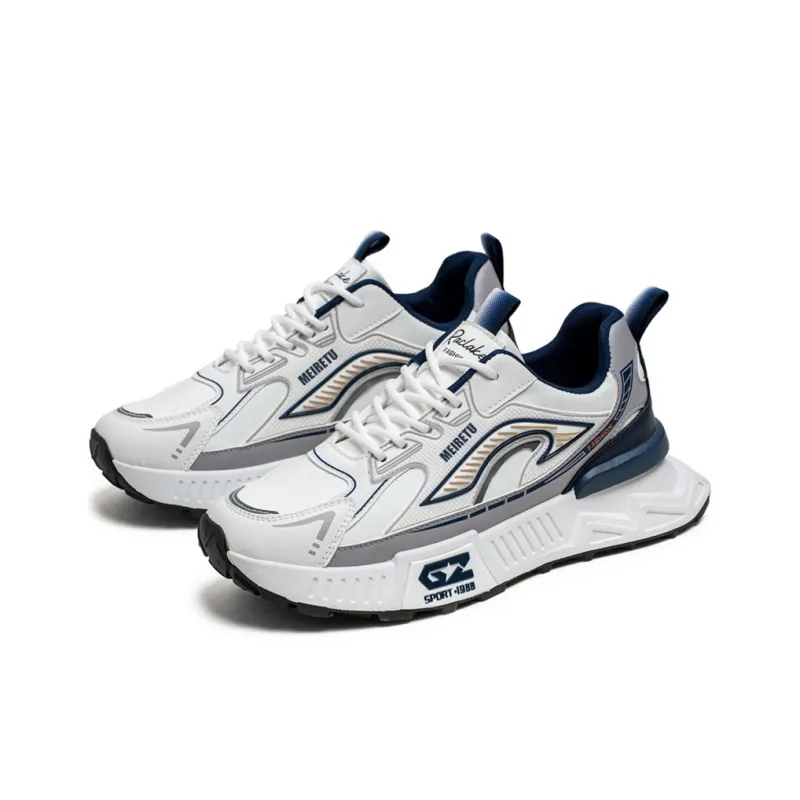 Meiretu Slip Resistant, Abrasion Resistant, And Balanced Low Top Casual Shoes Men's-2