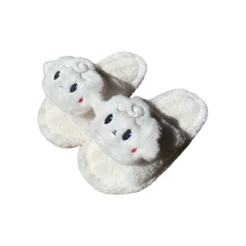 Thin Strips Cotton Slippers Women's