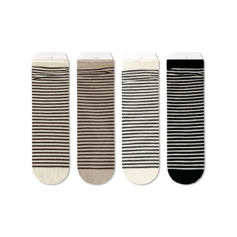 JIAZINI Mid Calf Socks Women's 4 Pack-10
