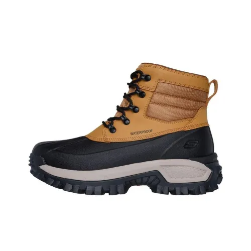 Skechers Relaxed Fit Durable Cushioning Short Outdoor Boots Men's Brown