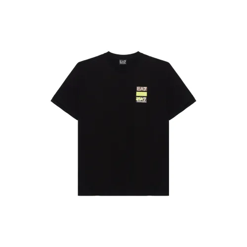 EMPORIO ARMANI EA7 T-Shirts Men Black