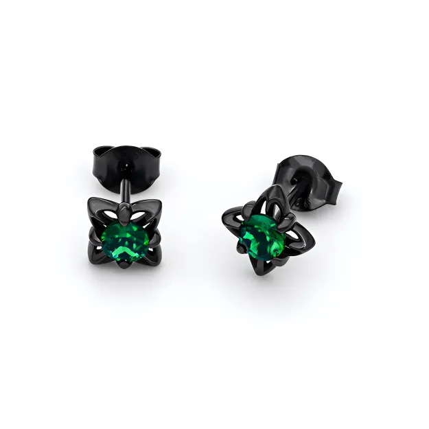 CHICI VANGO 925 Sterling Silver Stud Earrings Unisex-0