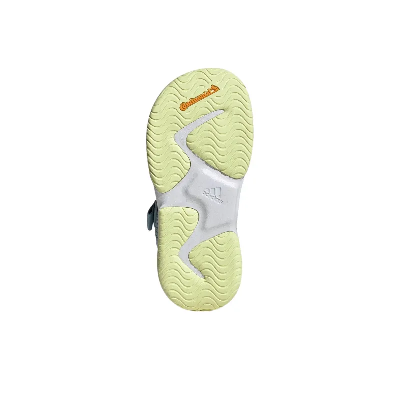 Adidas Anti-Slip Wear-Resistant Low-Top Children's Sandals Gray Blue Kids'-4