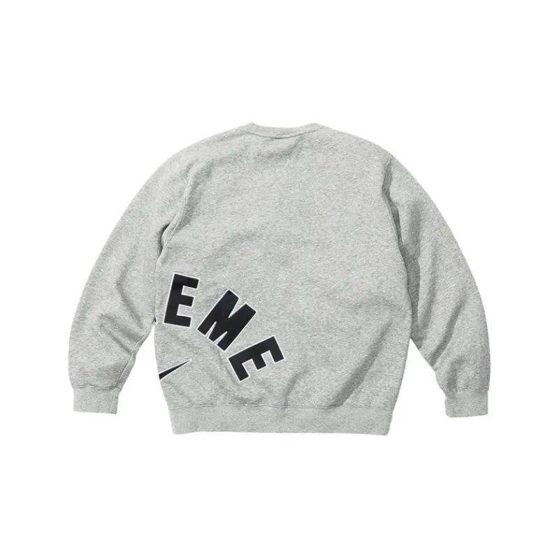 Supreme SS22 Week 14 X Nike Arc Crewneck Heather Grey-6