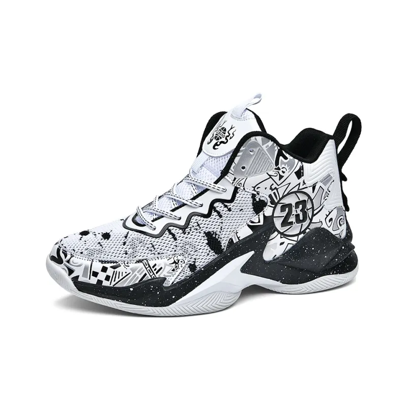 MUSHILANDI Cushioning Height Increase With Rebound Mid Top Basketball Shoes Unisex-9