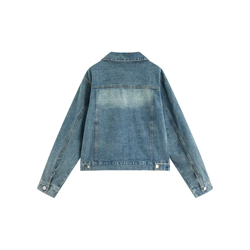 Juden Choi Denim Jacket Women's Blue-1