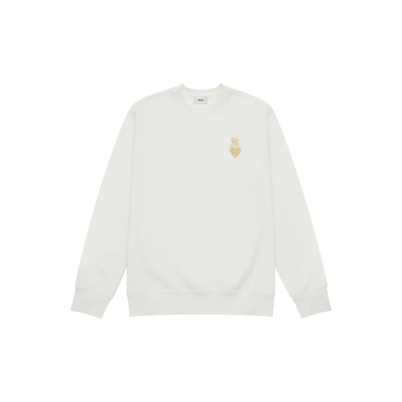 MLB New York Yankees Heart 24FW Sweatshirt Unisex 2 Pack Cream-4