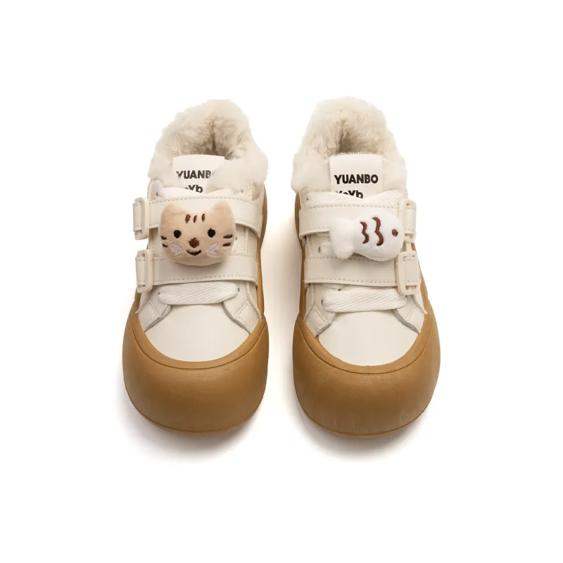 STAE Warm Lightweight Support Height Increasing Low-Top Casual Shoes Women's-15
