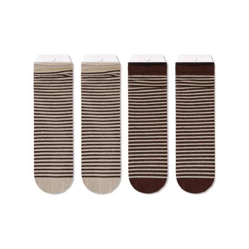 JIAZINI Mid Calf Socks Women's 4 Pack-16