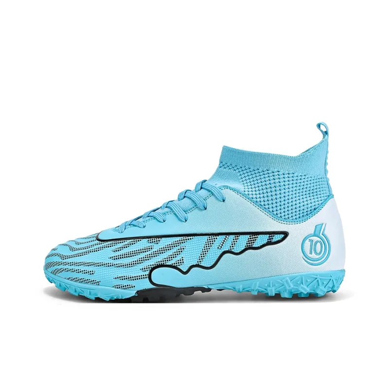 CAMKIDS Slip Resistant, Anti Kick, Waterproof, And Breathable High Top Kids' Soccer Shoes Teenagers-20