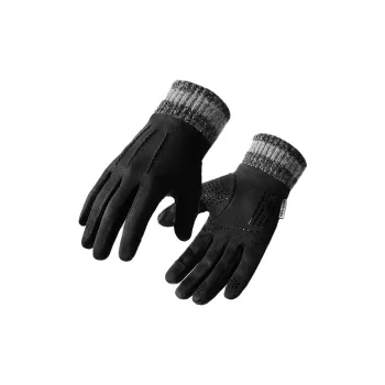 CARDANRO Suede Knit Gloves Unisex