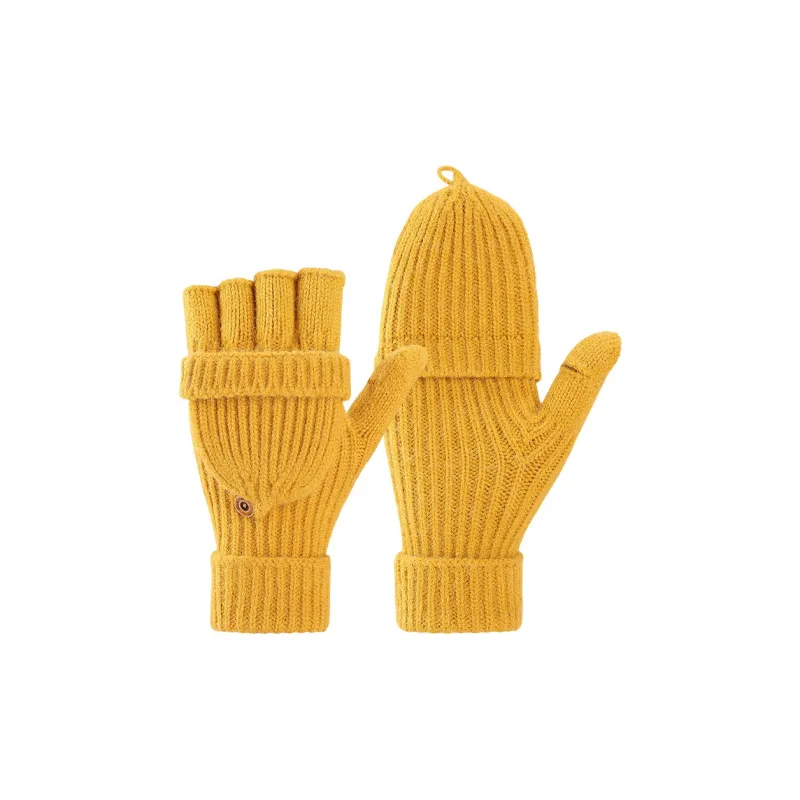 Yamaichi Maru Polyamide Acrylic Polyester Knit Gloves Unisex-4