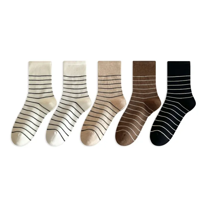 Caramella Mid Calf Socks Women's Combo Set-19