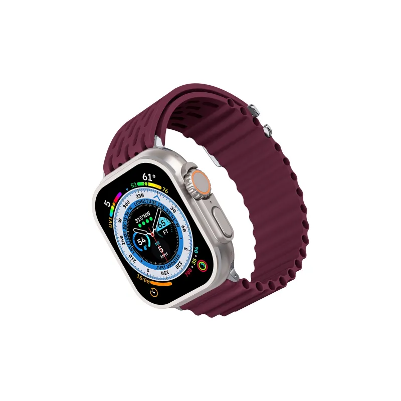 NCFCK Apple Compatibility Watch Band High Strength Silicone Material-19