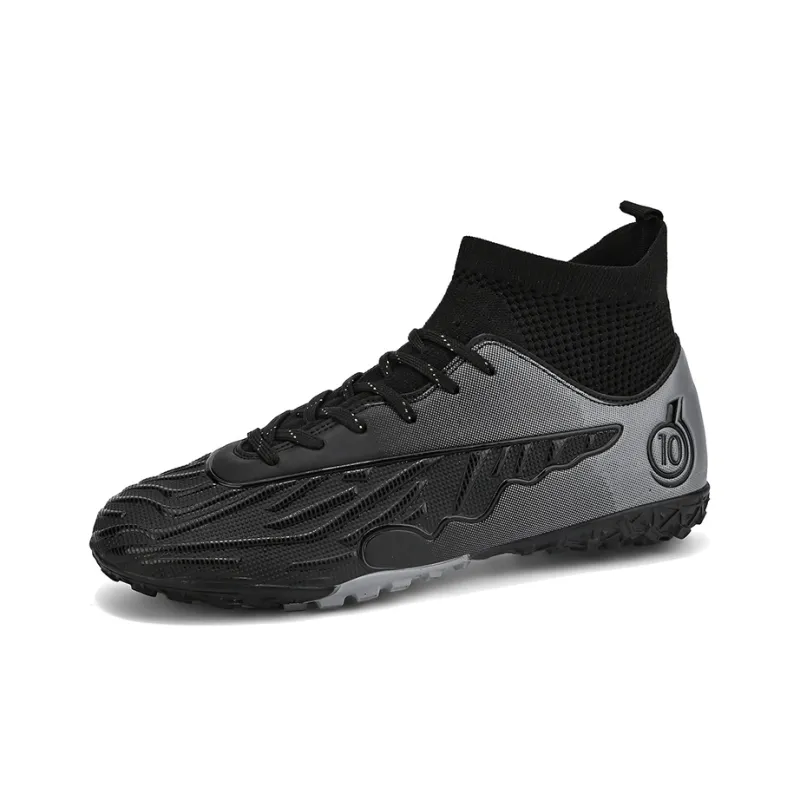 CAMKIDS Slip Resistant, Anti Kick, Waterproof, And Breathable High Top Kids' Soccer Shoes Teenagers-26