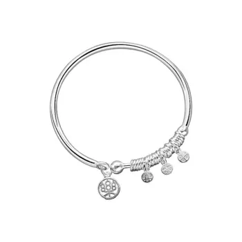 NSAOT 999 Fine Silver Bangles Women's