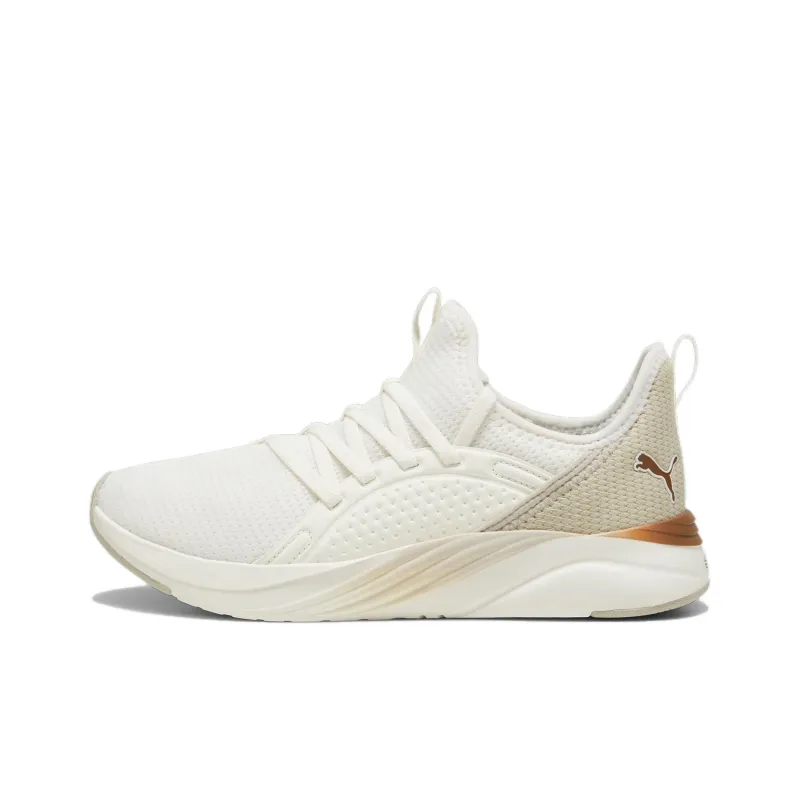PUMA Softride Sophia 2 Anti Slip Wear Resistant Low Top Running Shoes Women's Ecru-0