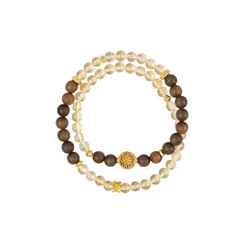 Fengyun Pavilion Green Sandalwood Bracelets Women's